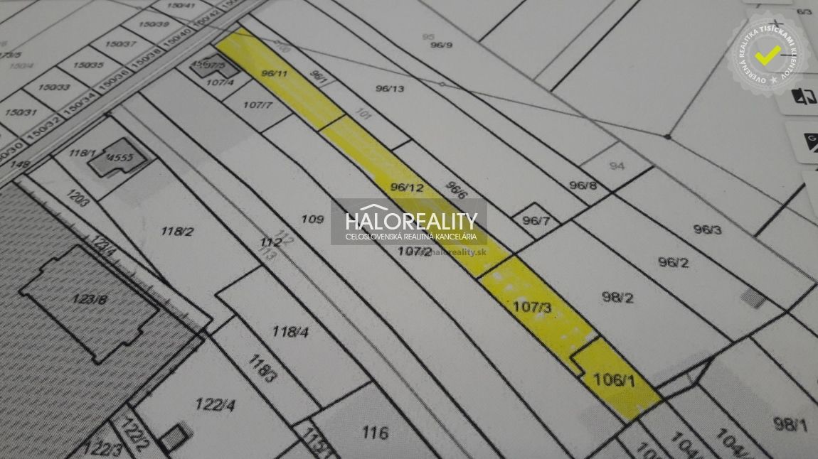 HALO reality - Predaj, pozemok pre rodinný dom 2605 m2 Kút - 5