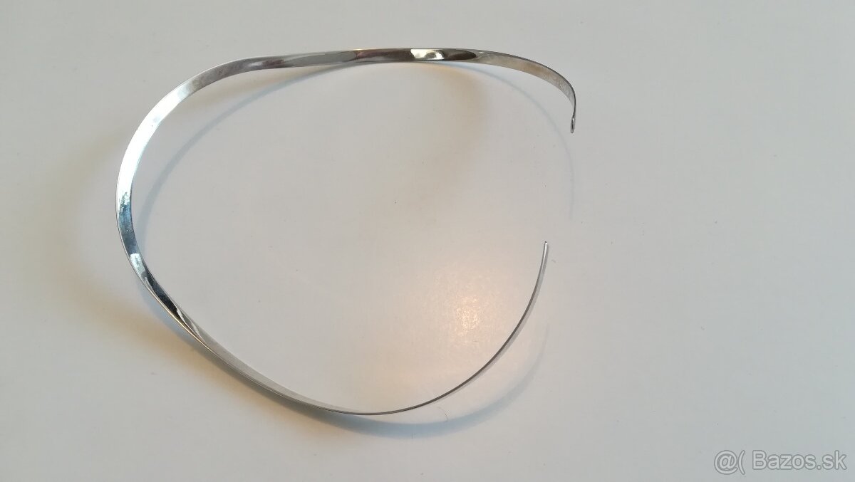 damsky strieborny nahrdelnik - 5