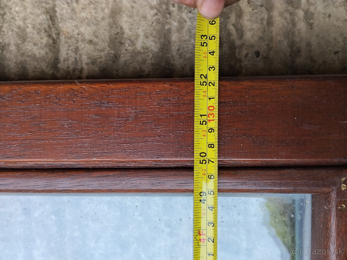 Drevené okno 2 sklo - 5