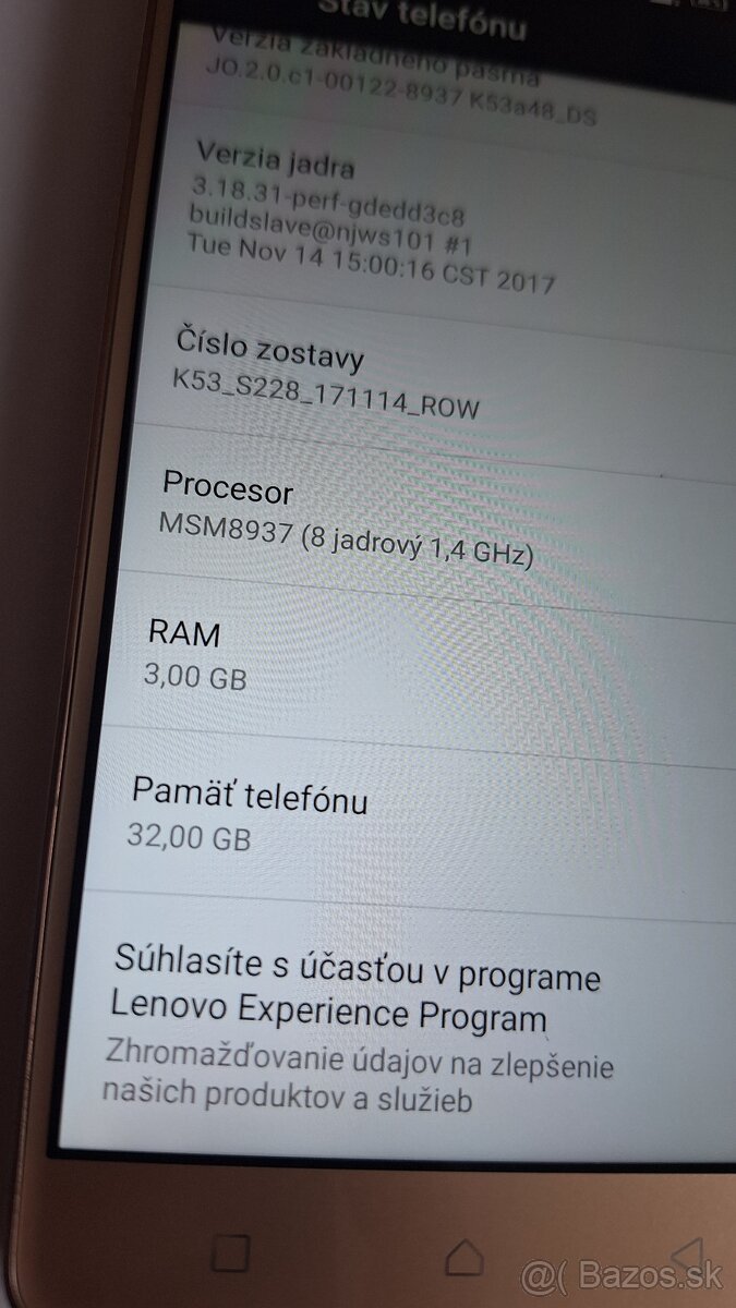 Lenovo K6 (K33a48) 3/32GB android 7 dual sim - 5