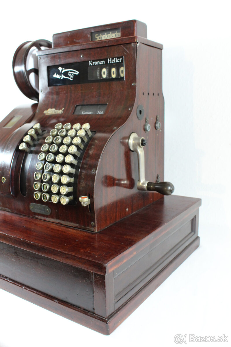 starožitná pokladňa National - 5