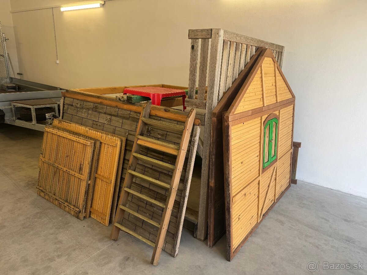 Záhradný, drevený domček - 5