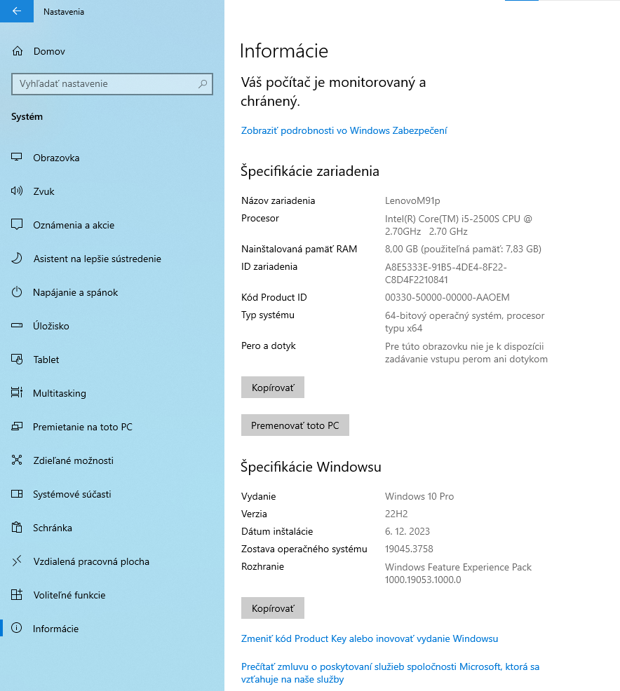 mini PC Lenovo ThinkCentre M91p SFF - 5