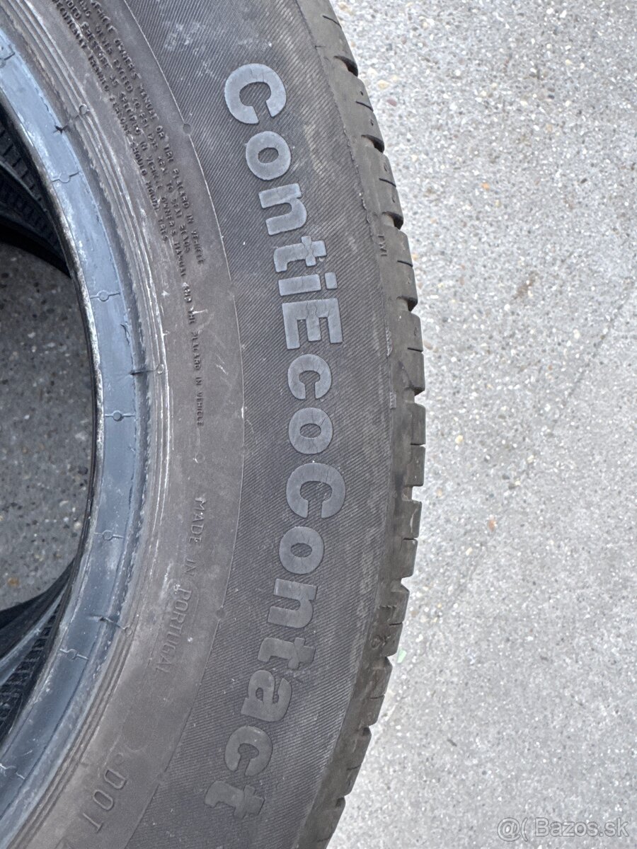 Predám letnú sadu 4ks 185/65 R15 CONTINENTAL - 5