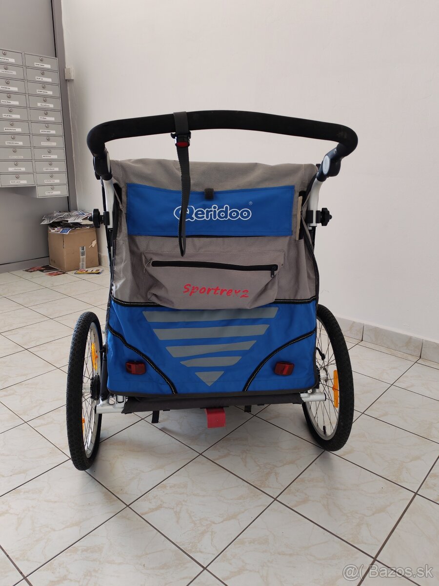 Cyklo vozík pre 2 deti Queridoo - 5