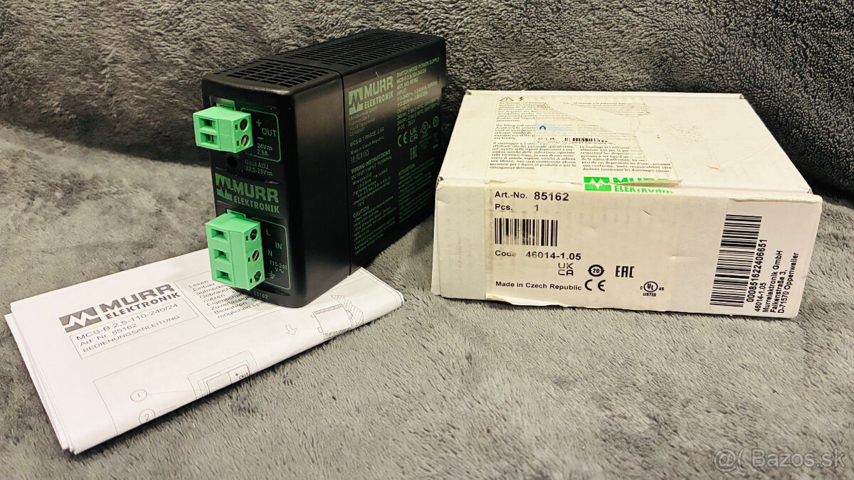 Nové zdroje MURR, OMRON, MEAN WELL - 5