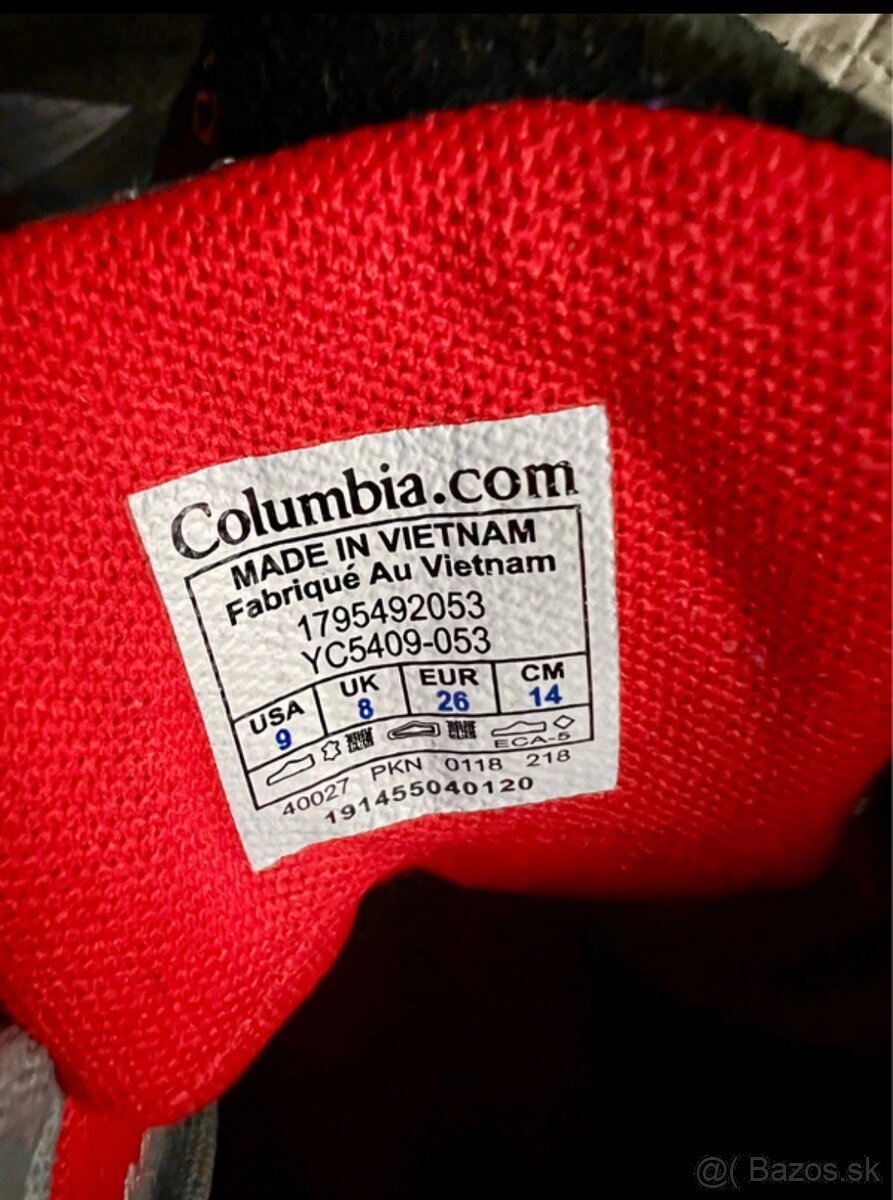 Snehule, zimné topánky Columbia veľ. 26 (16,5cm) - 5