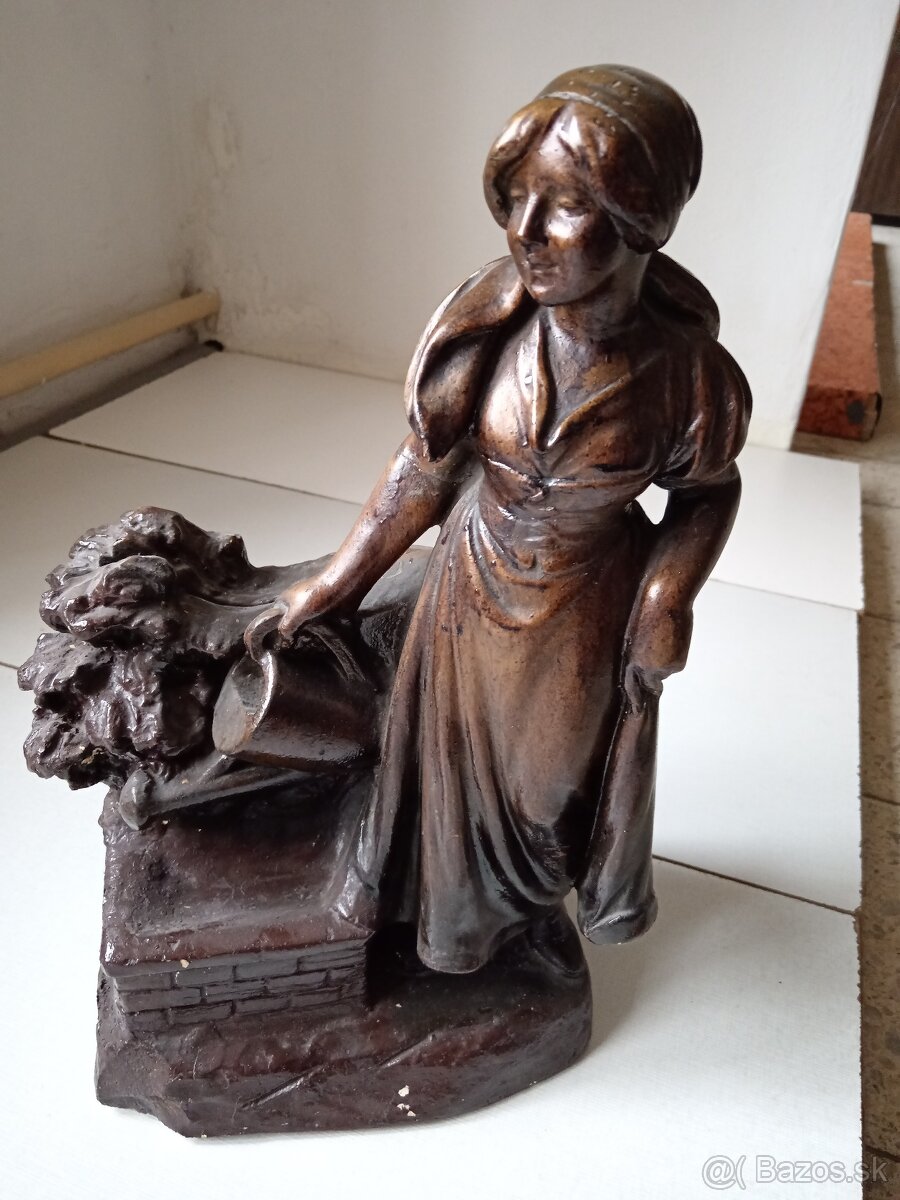 Socha, starožitnosti, keramika, sadrova - 5