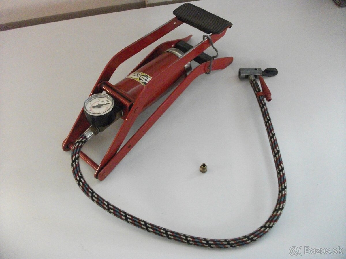 Retro nožná pumpa(hustilka). - 5