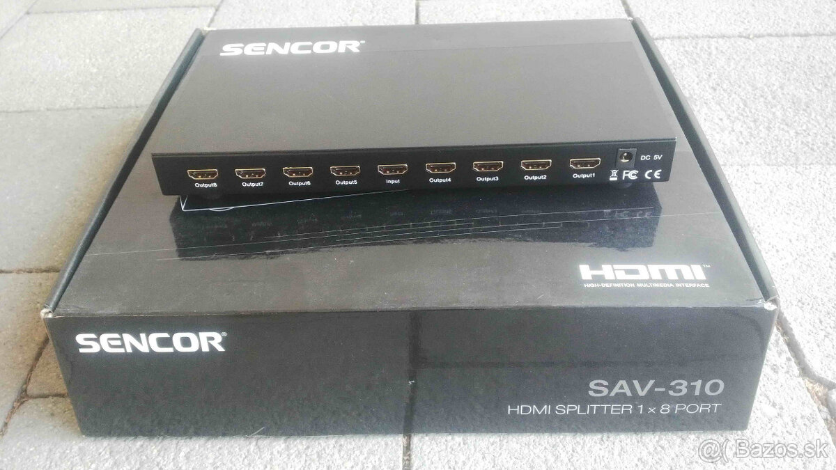 Predám HDMI spliter Sencor SAV 310 - 5