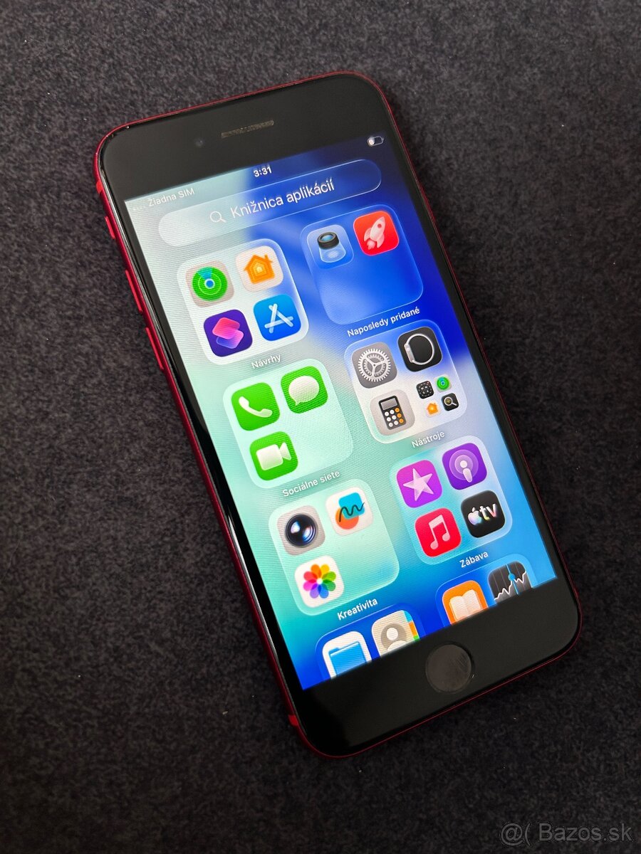 Iphone SE 2020 64GB red - 100% bateria - 5