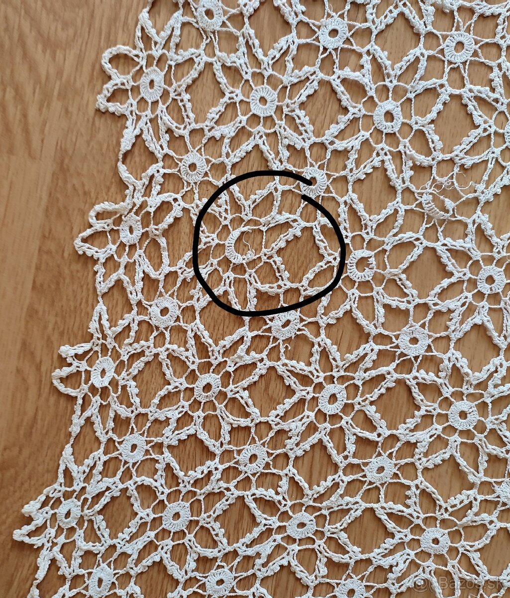 Háčkované obrusy a dečky - 25ks - 5