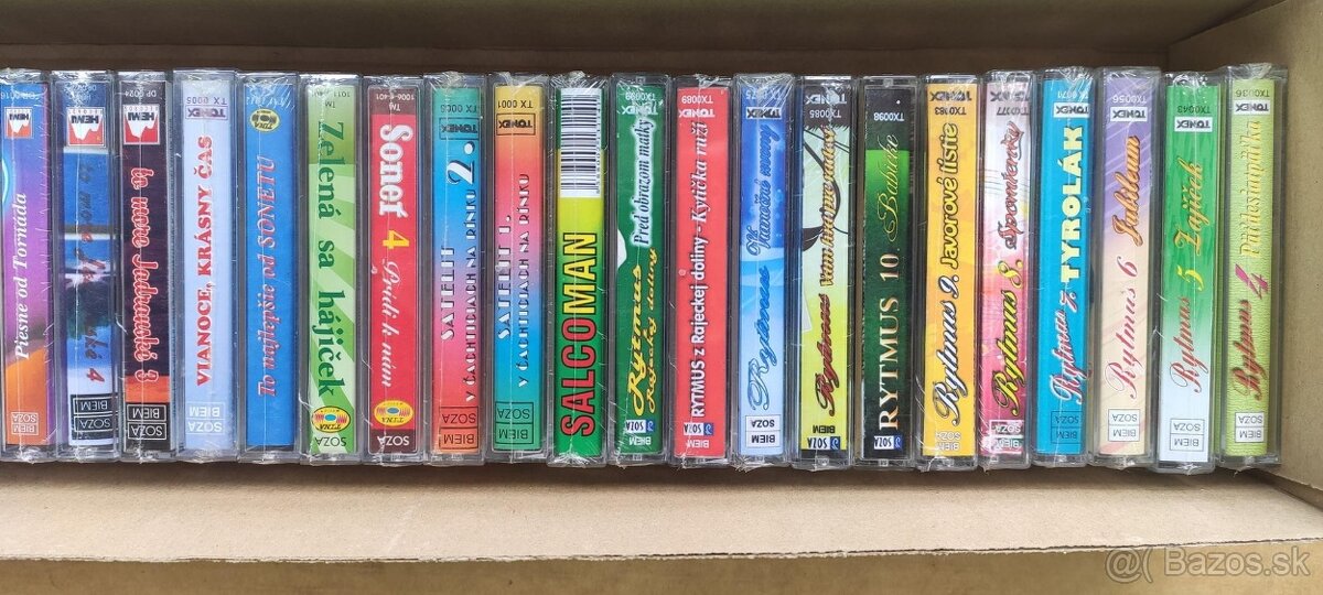 Zbierka nerozbalených magnetofónových kaziet 2. časť. - 5