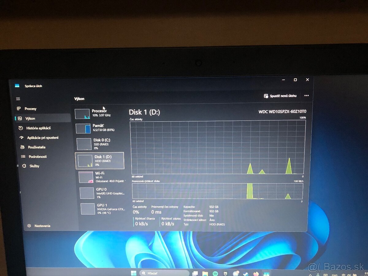 Herný notebook Hp pavilion 15 - 5