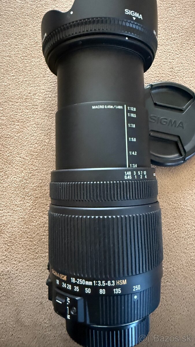 Predám Objektív SIGMA 18-250 - 5