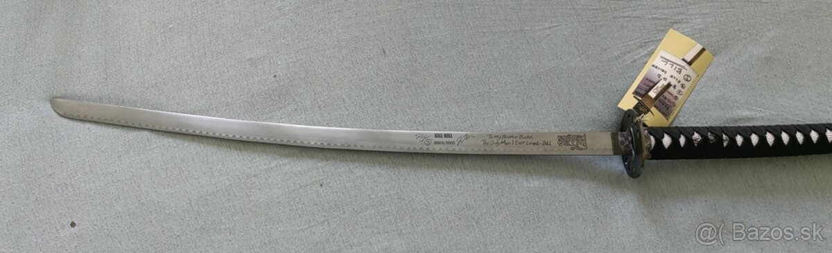 Katana HATTORI HANZO KILL BILL - replika +podpisy Tarantino - 5