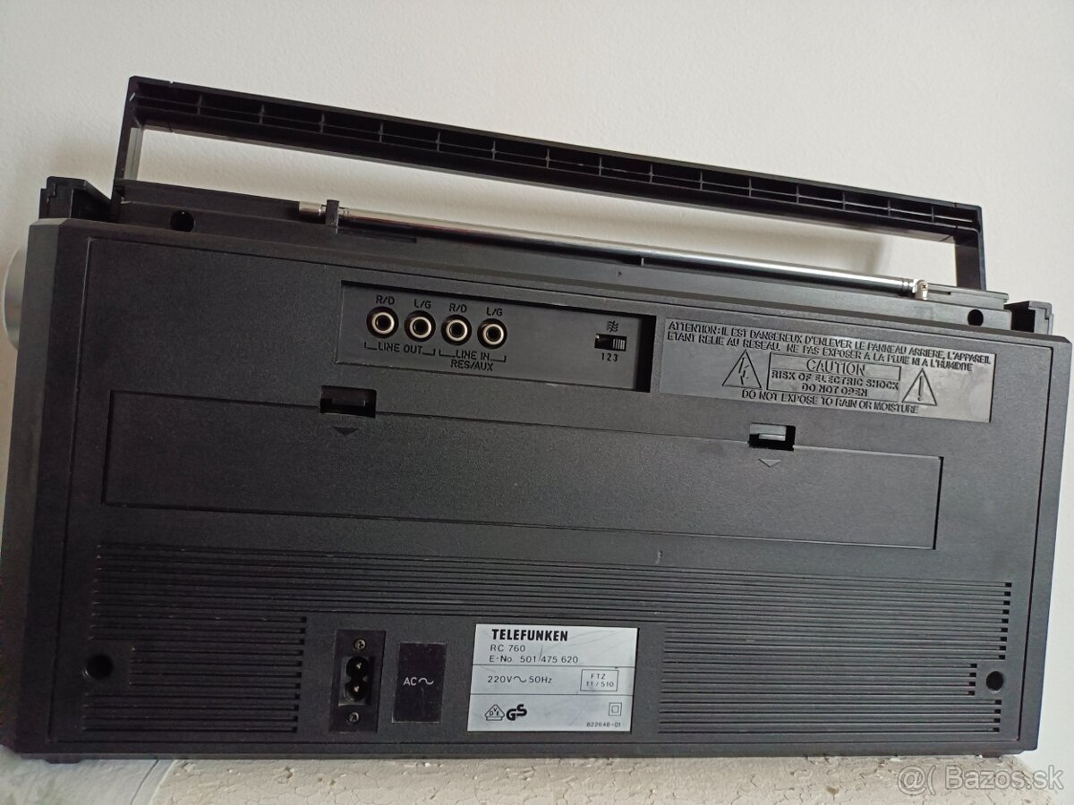 Telefunken RC760 radiomagnetofon retro kazeťák - 5