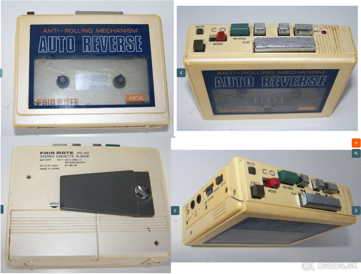 KÚPIM 📼 walkman FAIR MATE METAL PD-102 - 5