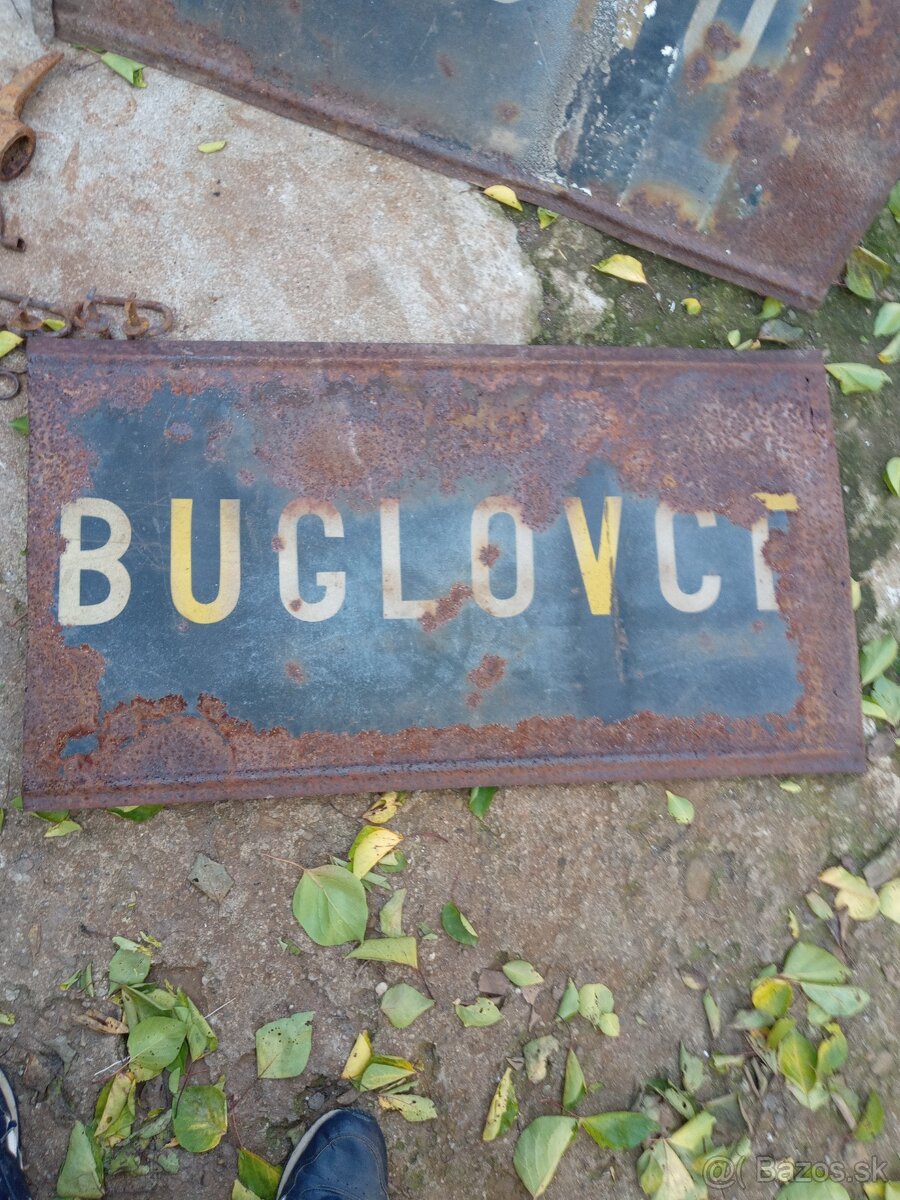 Staré tabuľky názvy obcí - 5