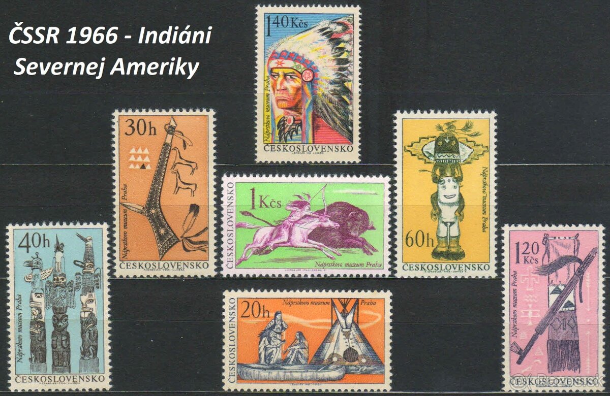 Poštové známky, filatelia: ČSR+ČSSR, slávne série A - 5
