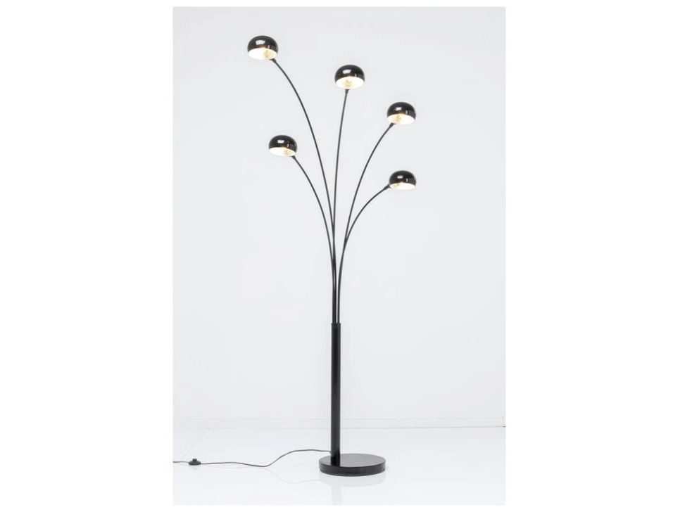 Kare Design Stojacia lampa Five Fingers čierna matná - 5