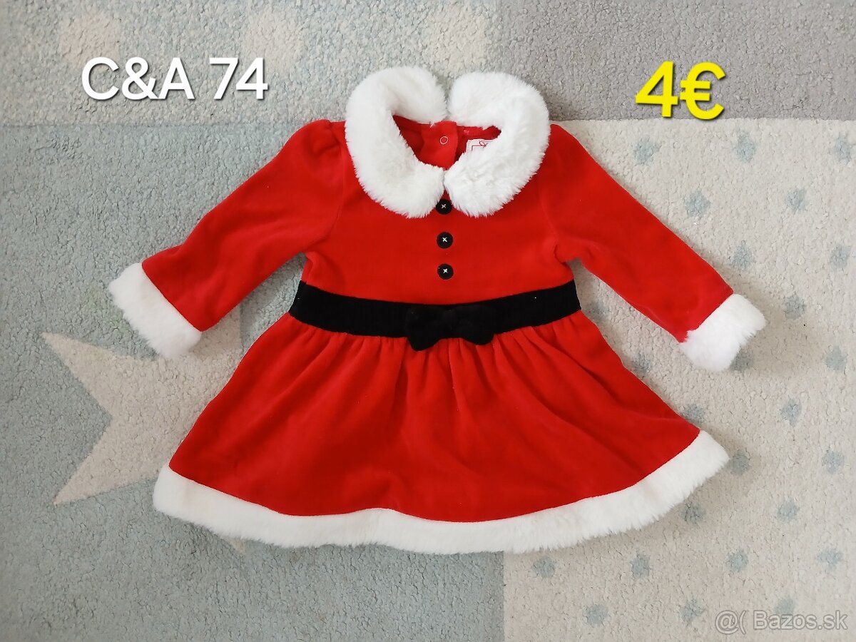 Vianocne saty 68 a 74 - 5
