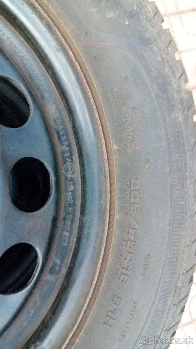 Zimná sada - 205/55 R16 91H M+S - 5