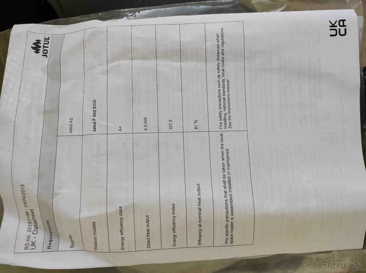 Jotul kachle F 602 ECO - 5