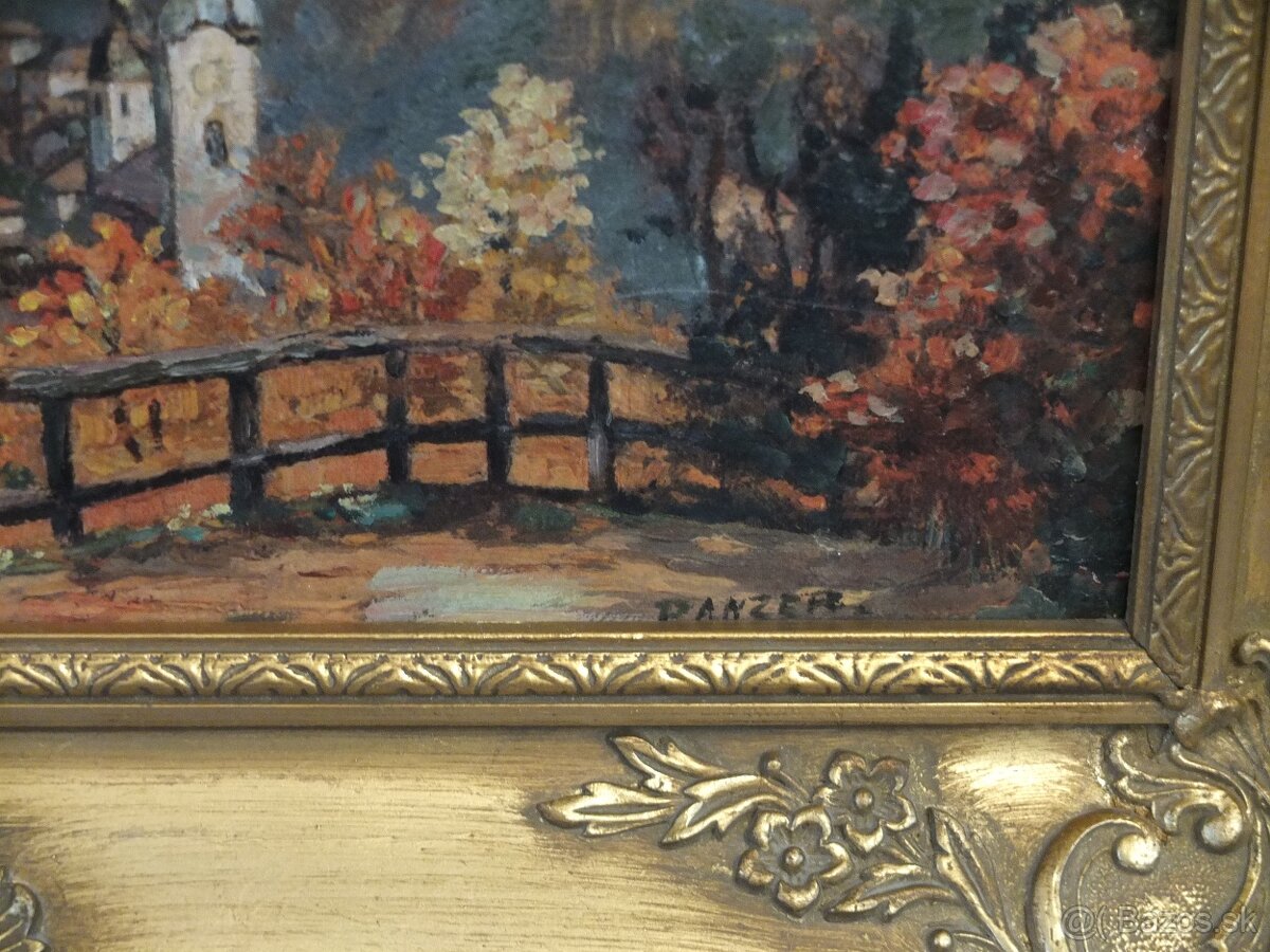 Obrazy-olejomalba,tisk zlacený rám atd.. - 5