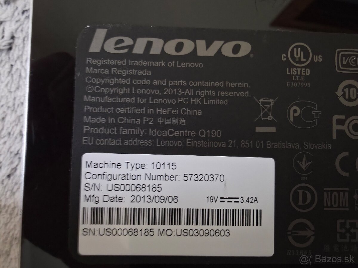 MiniPC Lenovo IdeaCentre Q190 Type 10115 - 5