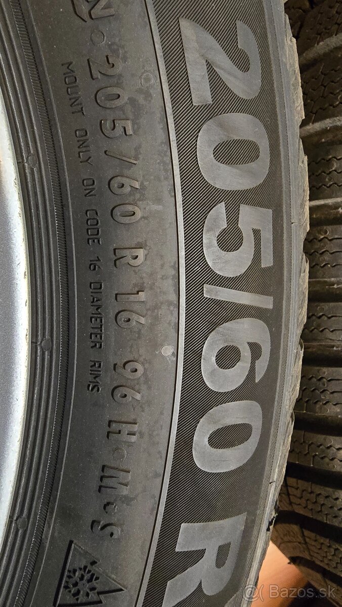 Predam elektrony WV group 5x112 R16 a zimne gumy - 5