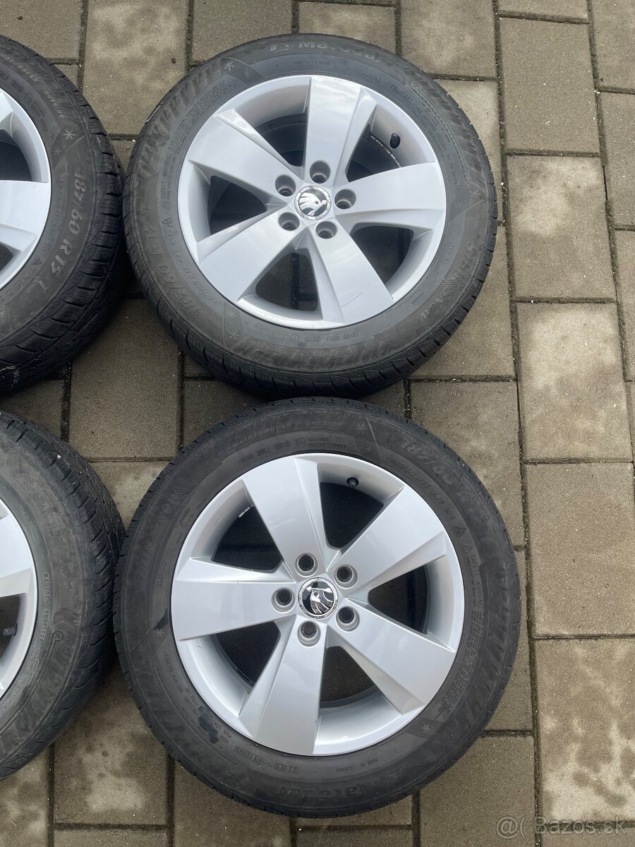 Alu disky 5x100 r15" Škoda Fabia,Kamiq,Scala - 5