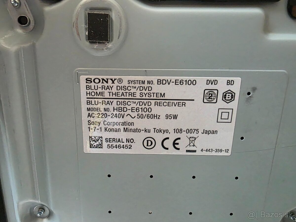 Domáce kino SONY BDV-E6100 - 5