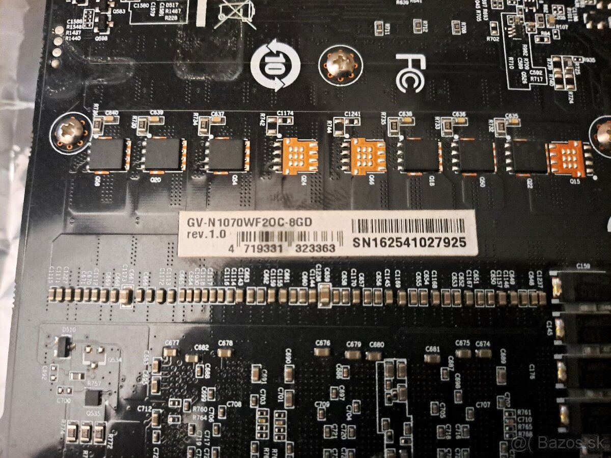 GPU Gigabyte GeForce® GTX 1070 - 8GB GDDR5 - 5