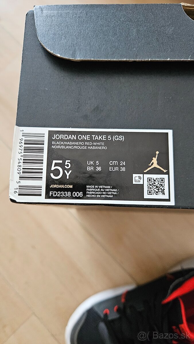 JORDAN ONE TAKE 5 38 - 5
