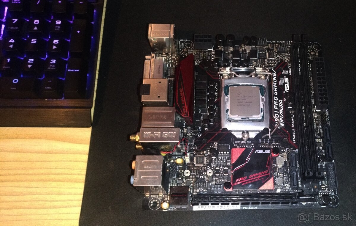 Asus B150 I Pro Gaming Wifi/Aura + i5 7600K + GTX 960 - 5
