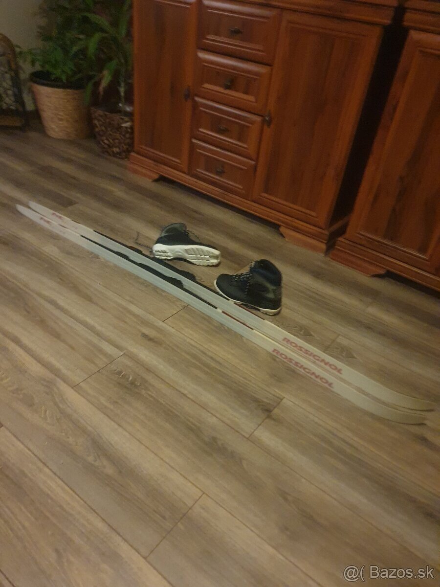 Predam bezkovy set,ROSSIGNOL,186 cm,NNN,c.42,supiny - 5