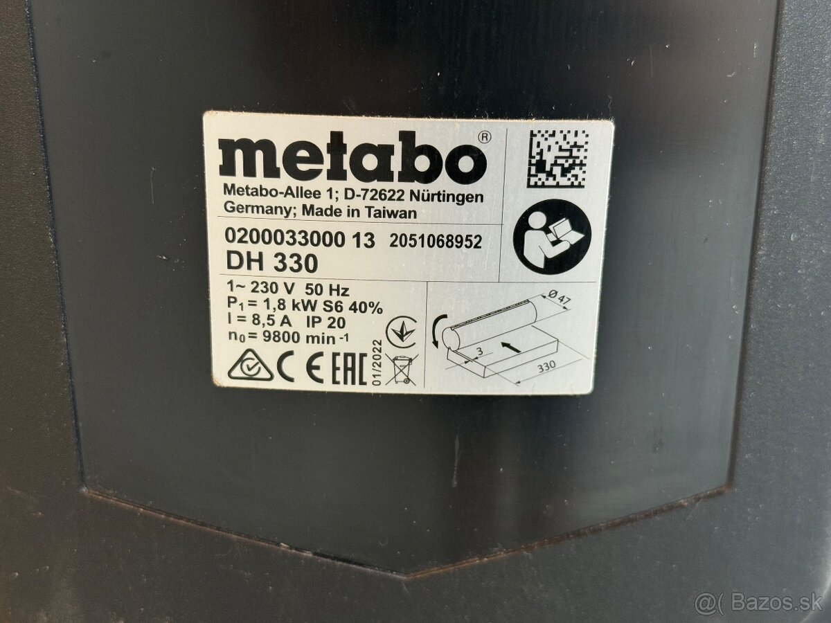 Hrubkovacka Metabo DH 330 - 5