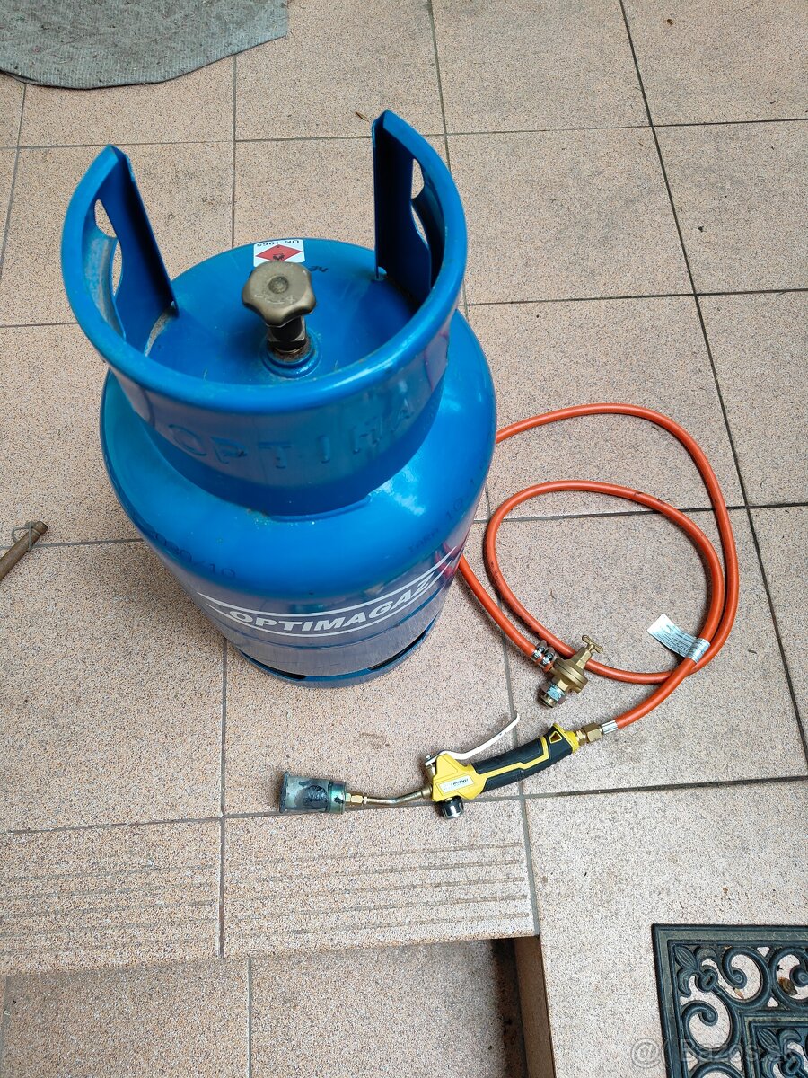 Plynová fľaša, regulátor a horák - 5