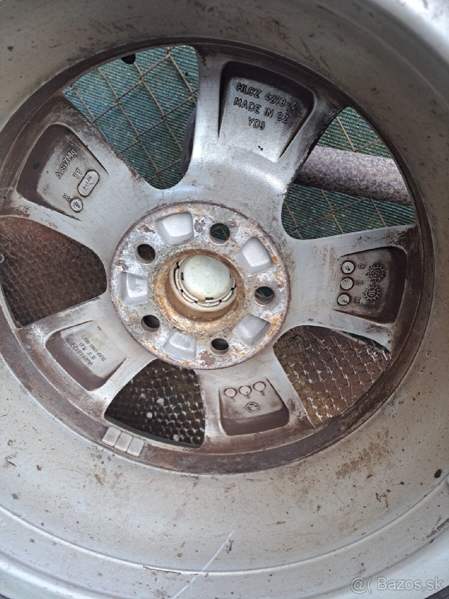 Predam elektróny 5x112 r15 orginal skoda - 5