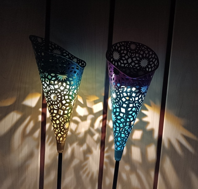 Solárne lampy / 2 kusy - 5