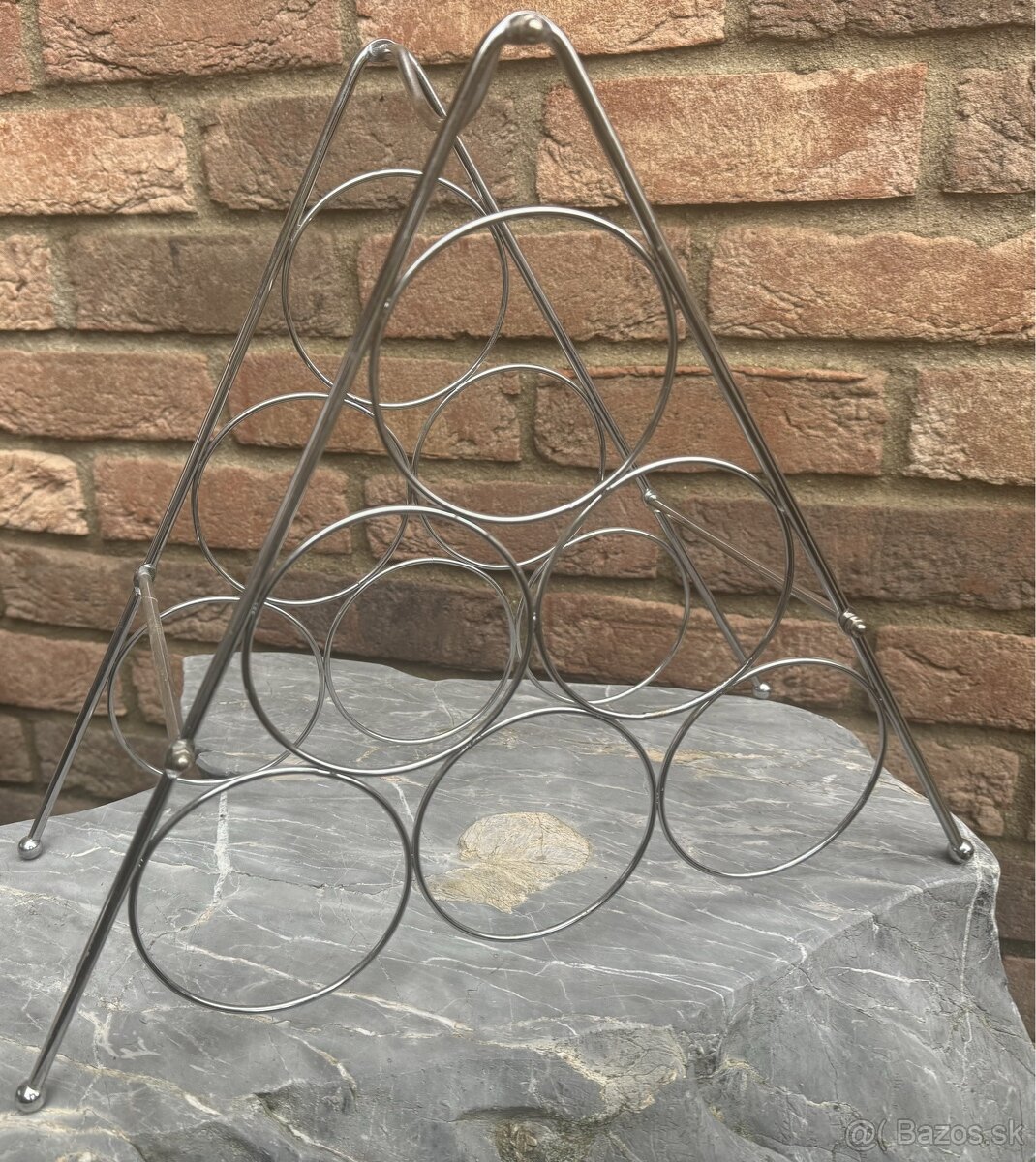 držiaky a košíky na fľaše, vinotéky, obraz z korkov - 5