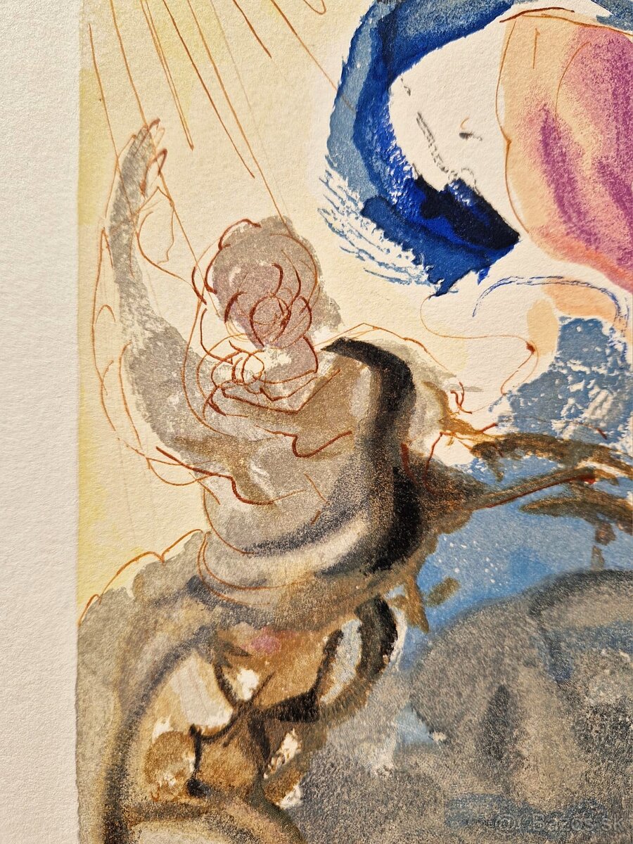 SALVADOR DALI - Nebo (Dante - Božská komédia) surealizmus - 5