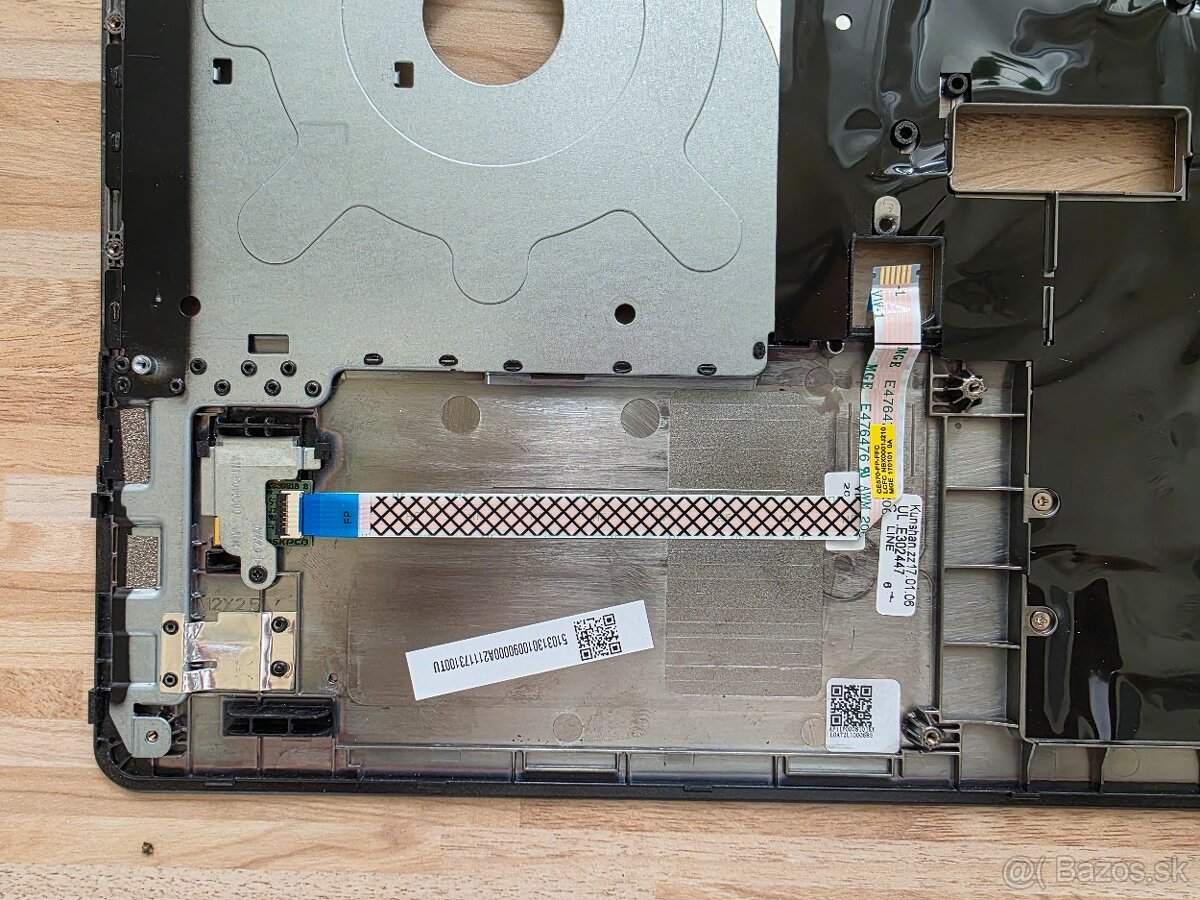 Náhradné diely na Lenovo ThinkPad E570 - klávesnica, palmres - 5