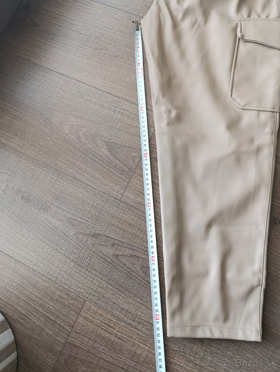 Koženkové nohavice 34 - 5