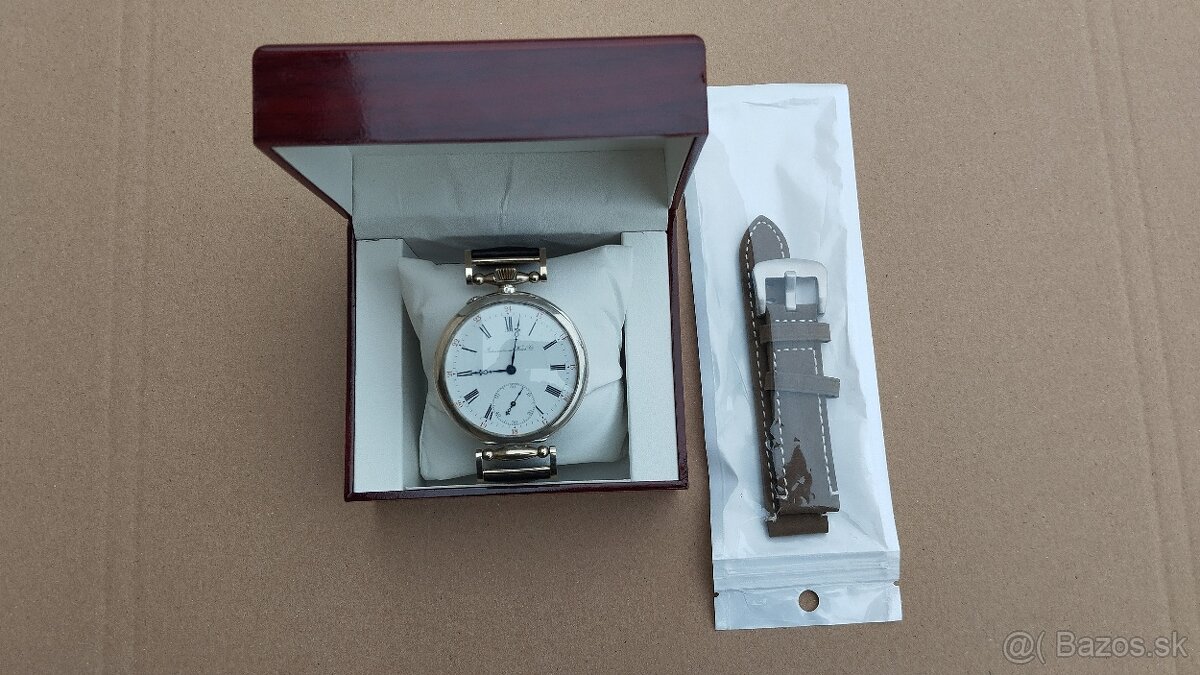 Krásné starožitné STRIEBORNE hodinky IWC Schaffhausen - 5