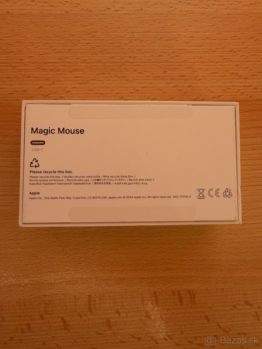 Apple Magic Mouse - White - Multi-Touch Surface - 5