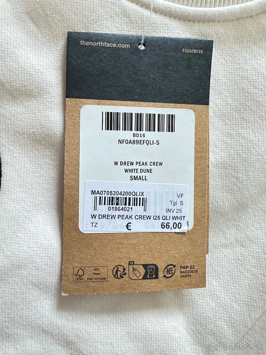 dámská smetanová The North Face mikina - 5