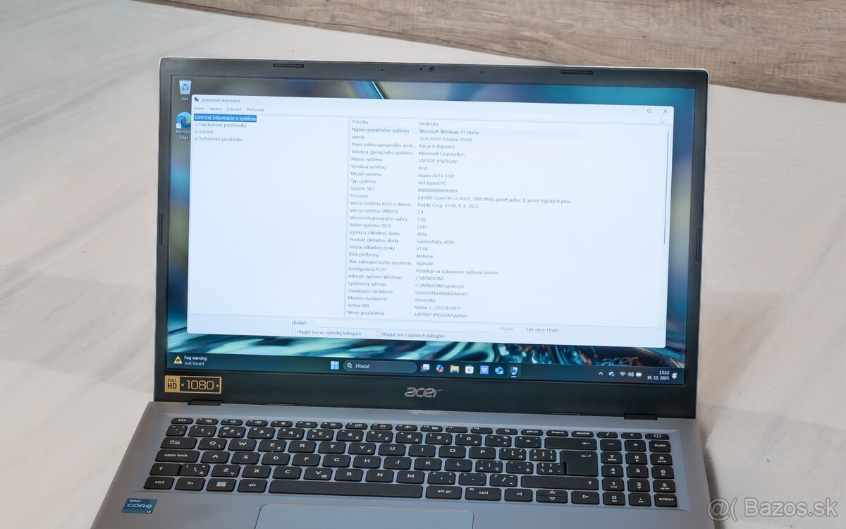 Acer Aspire 3 - 8GB DDR5, 500GB SSD, Win - 5