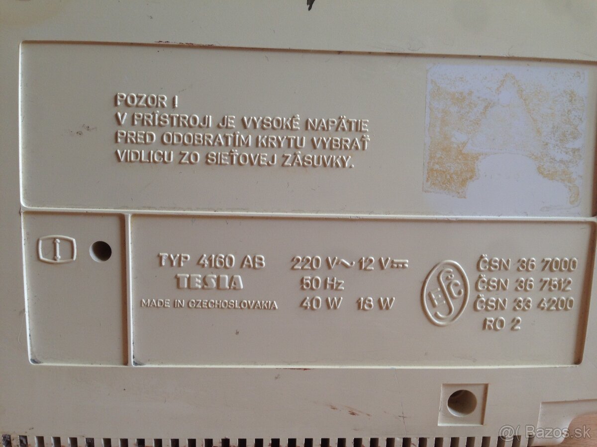 Retro televízor TESLA Merkur - 5